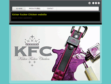 Tablet Screenshot of kickerfuckerchicken.com